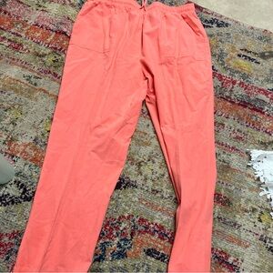 Women's Blair Lightweight, Elastic Waist Drawstring Pants XLG pink coral spring